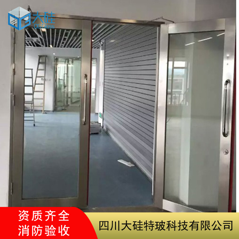 常开式防火玻璃门