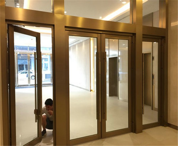 常开式防火玻璃门